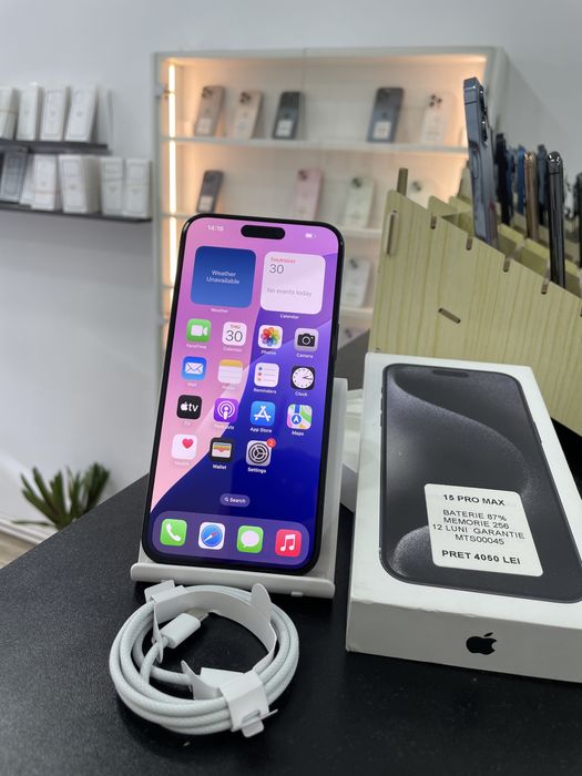 Magazin vindem 15 Pro Max, 256gb, GARANTIE