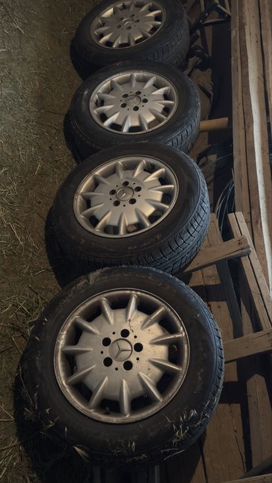 Диски с шинами от мерса w210 оригинал