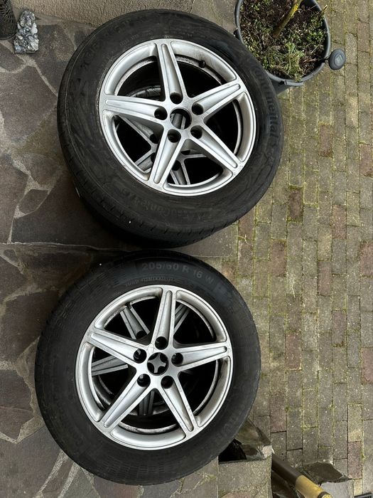 Cauciucuri vara cu jante 205/60/16 W Audi A4