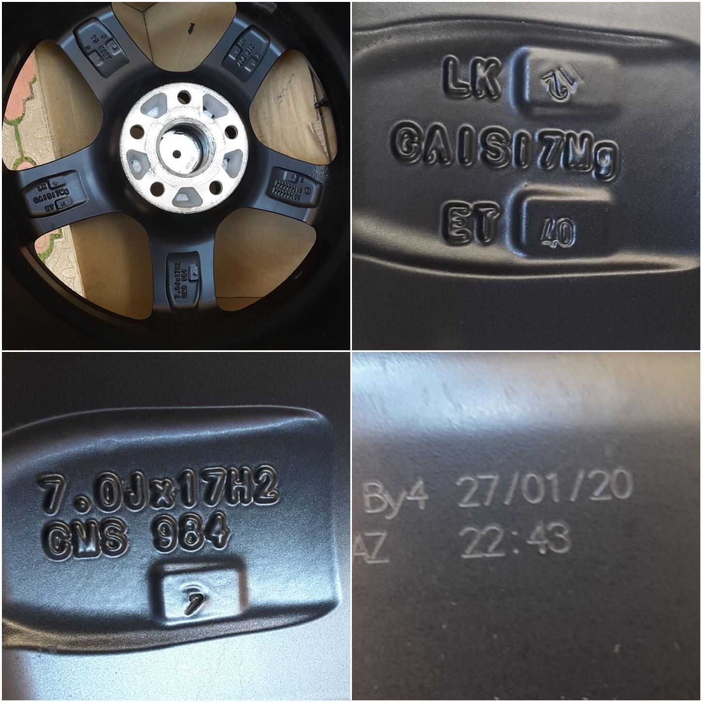 jante aliaj 17; 5x112; Vw Passat b6, b7, b8, Tiguan, Golf 5,6,7,Touran