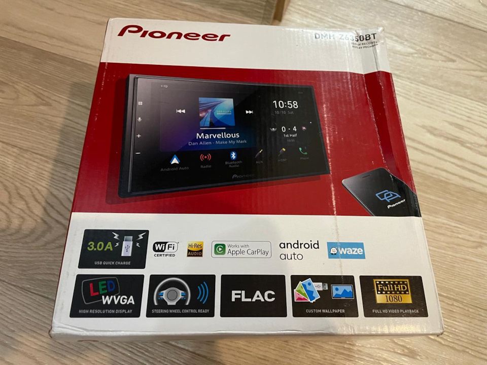 Pioner DMH Z6350BT magnitafon mafon piyaner ideal holatda