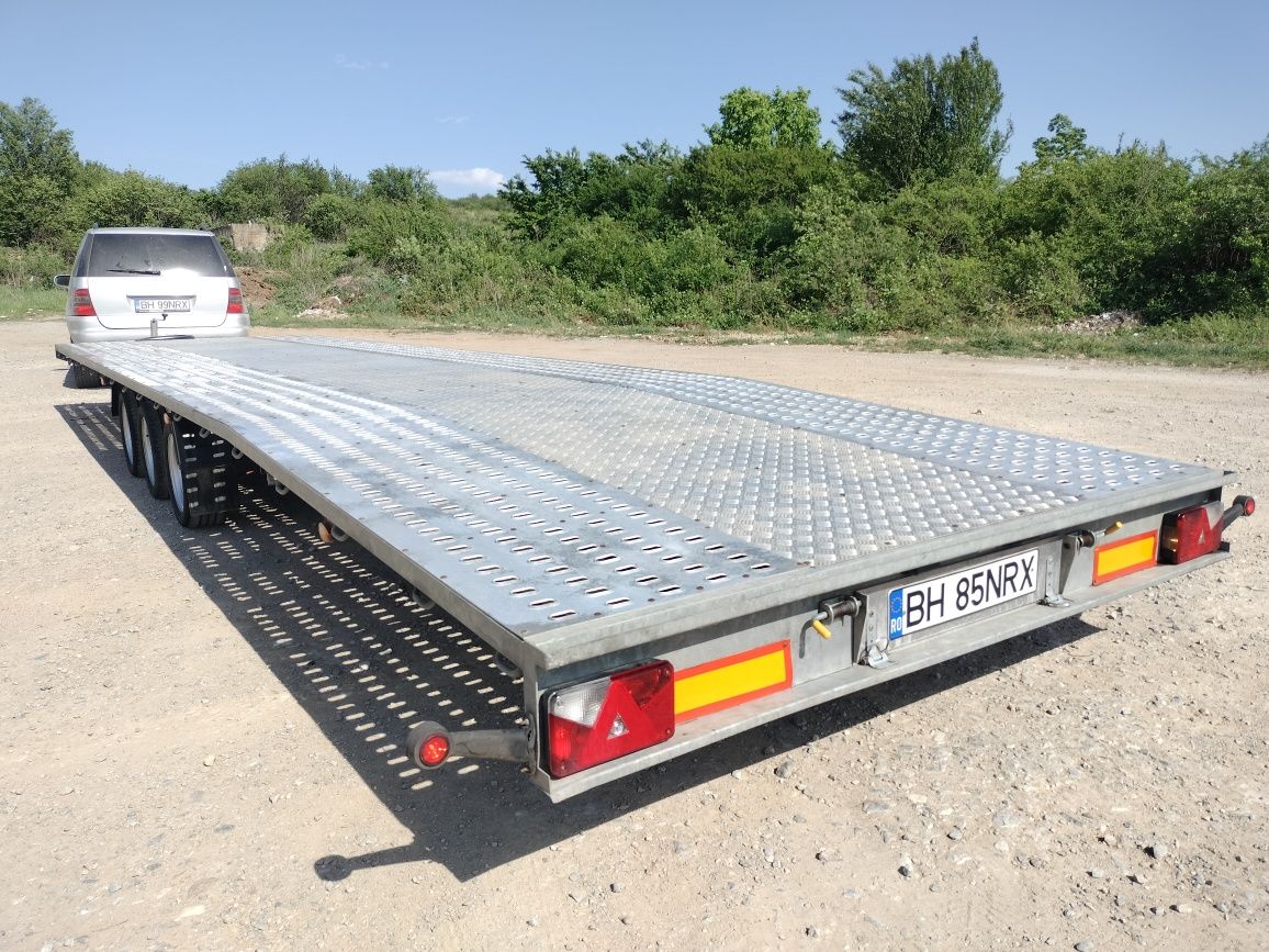 Platforma auto trailer 8.5m, 3 axe, 3.5t