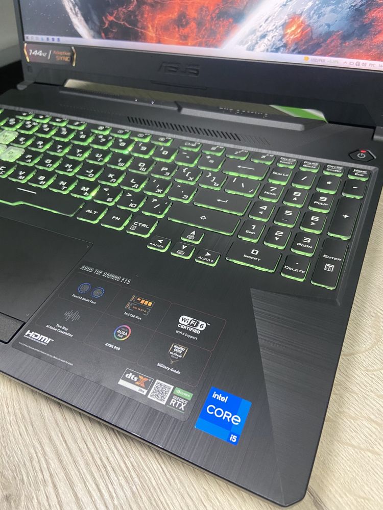 Игровой ноутбук ASUS Tuf Gaming FX506LI | RTX 3050 | Core i5-11400H