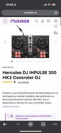 Hercules DJ INPULSE 200 MK2 Controler DJ