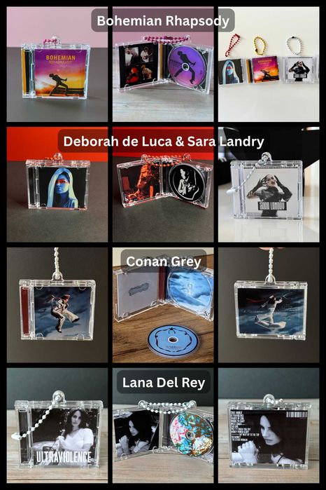 Мини CD - персонализиран ключодържател