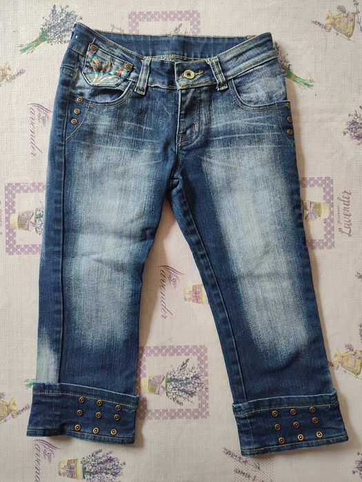 Дънкова пола Tommy Hilfiger, 14г, дънкови облекла 152см. ЯКЕ дънково,