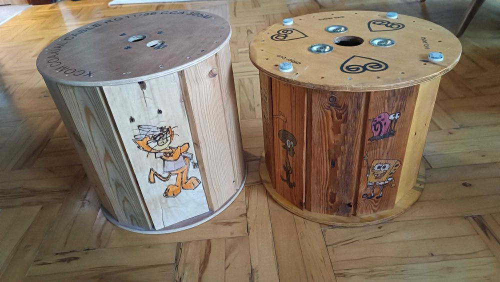 декоративна табуретка стол