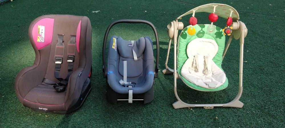 Срочно Кресло-качалка шезлонг/автолюлька Chicco/автокресло