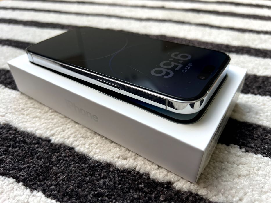  iPhone 14 Pro | Silver | 128 GB | КАТО НОВ | ОСТАВАЩА ГАРАНЦИЯ 1 ГОД