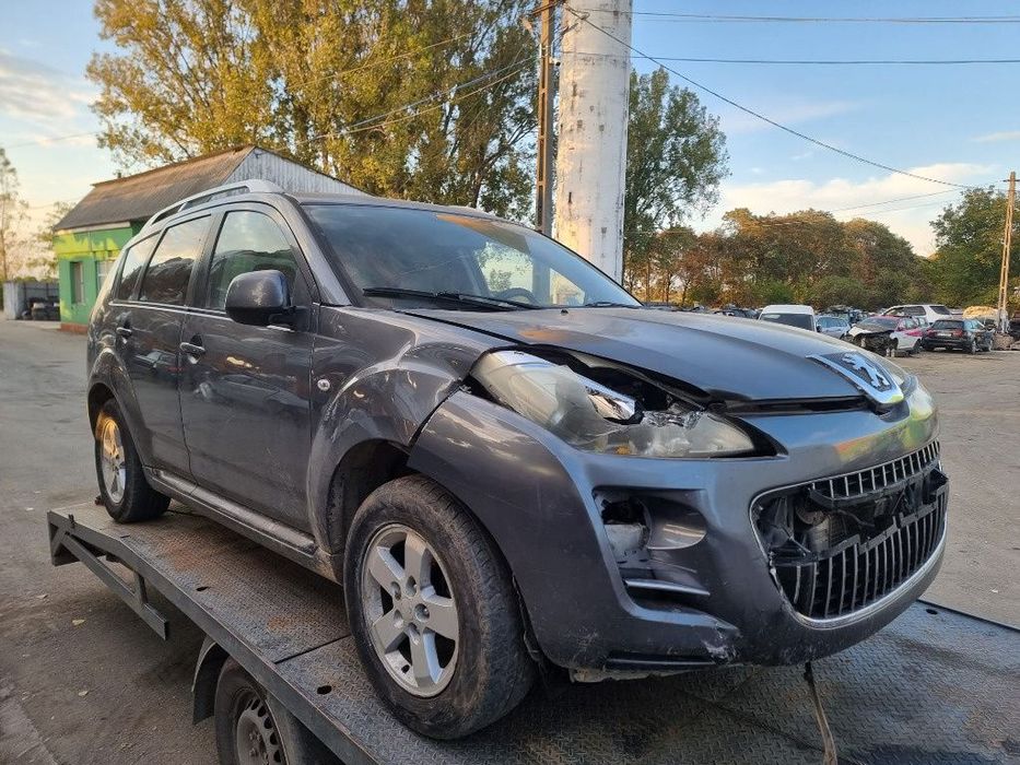 Dezmembrez Peugeot 4007 motor 2.2hdi 156cp 4HN 4x4 cutie de viteze manuala transfer usa portiera stanga dreapta fata spate fuzeta planetara dezmembrari