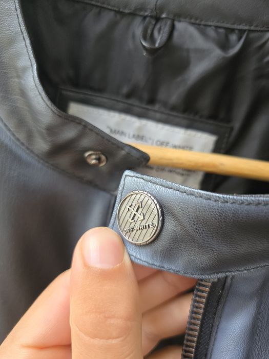 Geaca piele naturala OFF-White L