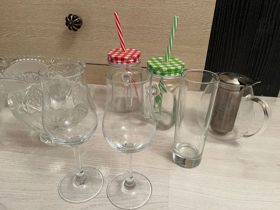 Посуда хрусталь разное