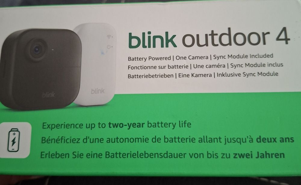 Camera supraveghere Exterior, Blink Wireless HD, senzor de miscare