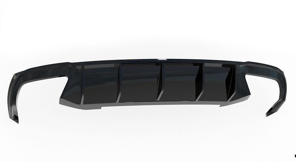 Дифузьор за задна броня maxton design за skoda octavia rs (2013-2019)