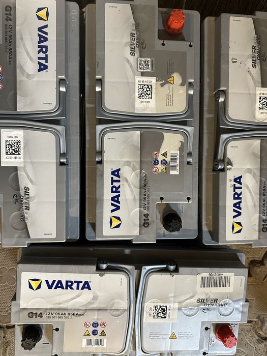 Аккумулятор  гелевый VARTA AGM 95 а/ч, 12 В.