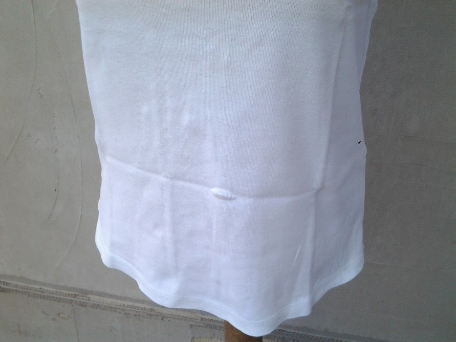 Mango White tricou dama mar. 38 - 40 / M