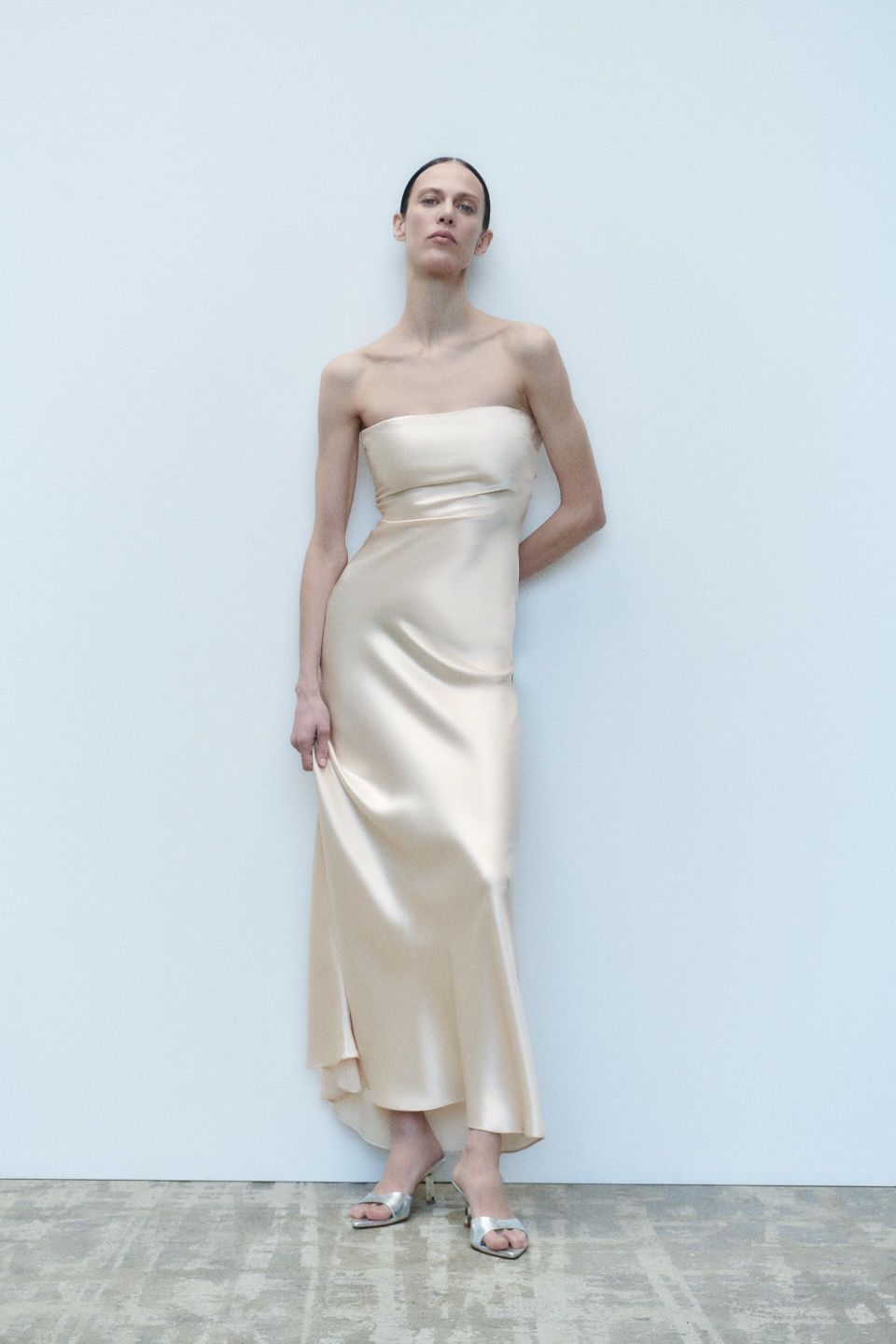 Rochie satinata  Zara limited edition