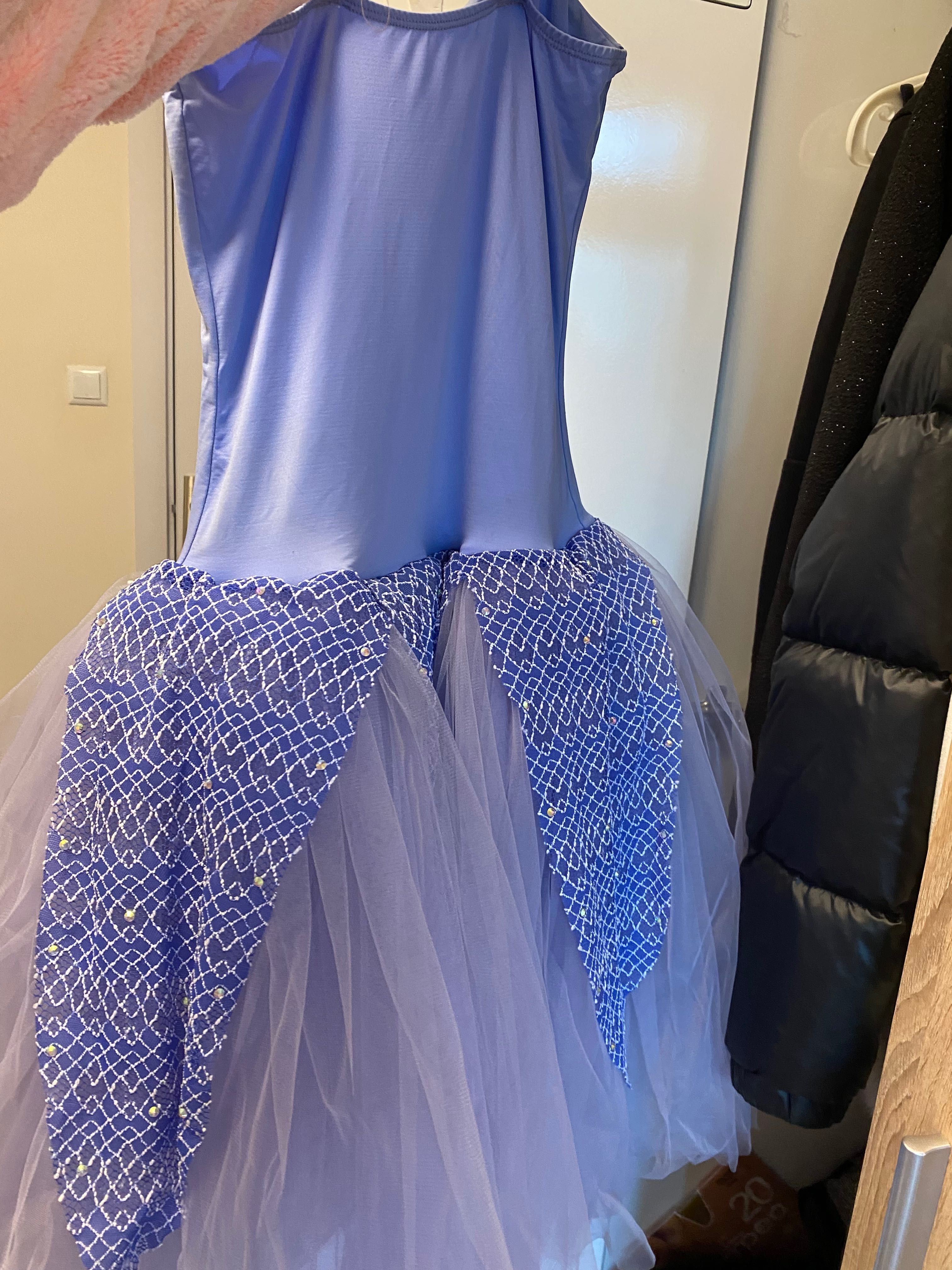 Балетна лилава рокля