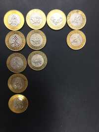 Продам 100 тенге монеты юбилейные