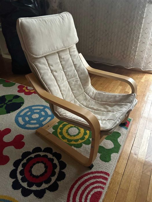 Fotoliu / scaun pentru copii IKEA Knisa bej deschis