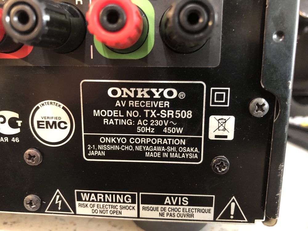 Onkyo TX-SR508 resiver