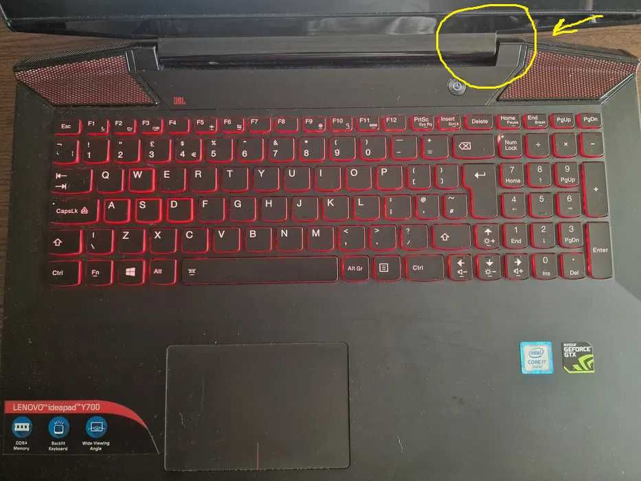 Laptop - LENOVO Y 700