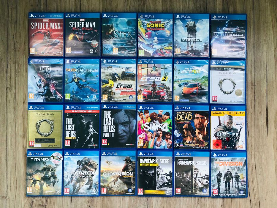 Lot PS4 PS5 Play Station Jocuri Colectie
