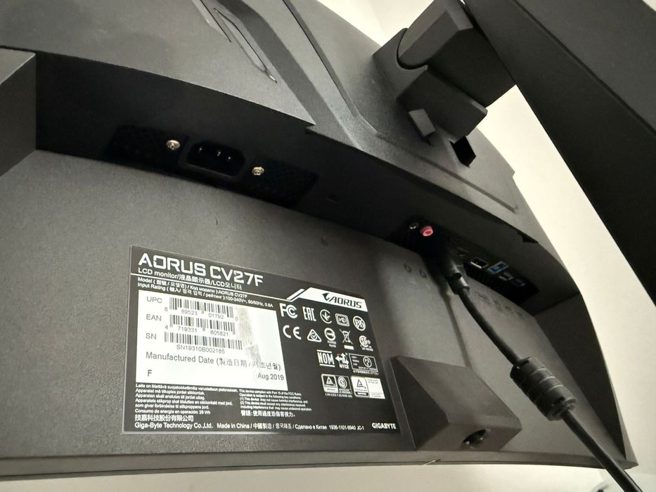 Monitor Gaming AORUS 27inch | 165hz | CV27F | Display Gaming