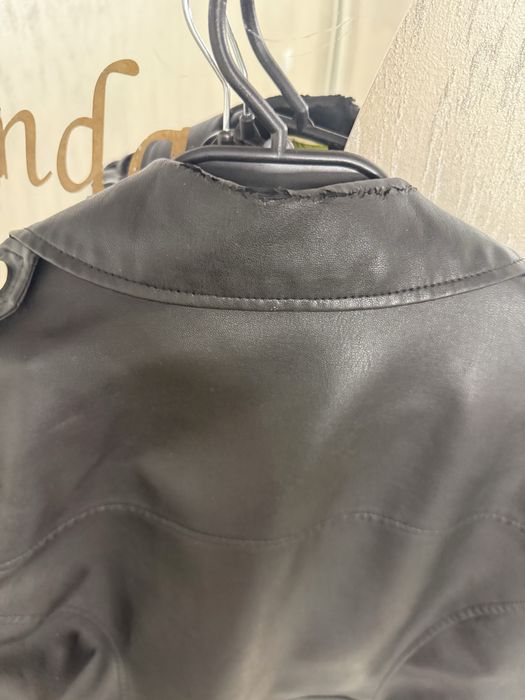 Кожено яке LCW kiki черно