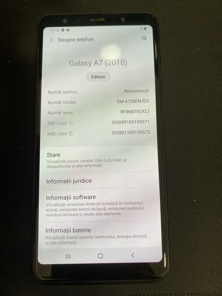 Samsung A7 (2018) 64 Gb id-aoe575