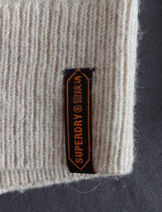 Superdry Harlo Crewneck Sweater Пуловер Светло бежов XL Като Нов