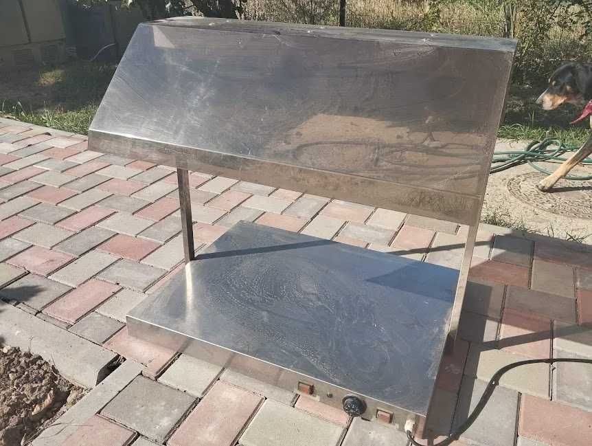 Vitrina masa calda  felie de pizza becuri halogen