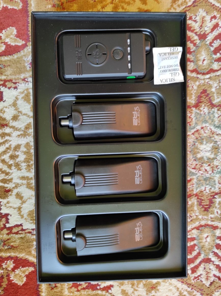 Set 3 avertizori + statie Nash Siren R2 + Husa pentru Tamburi Fox R-Se