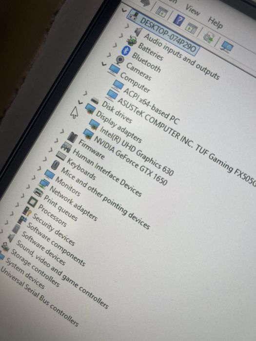 Laptop Asus TUF FX505GT