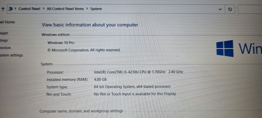 Laptop Lenovo B50-70 i5-4210U 15.6", 4GB Ram 500 SSD,  AMD  R5 M230