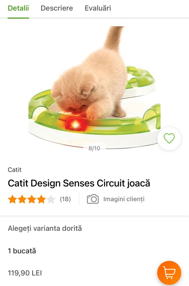 Catit joc circuit joaca pentru pisici