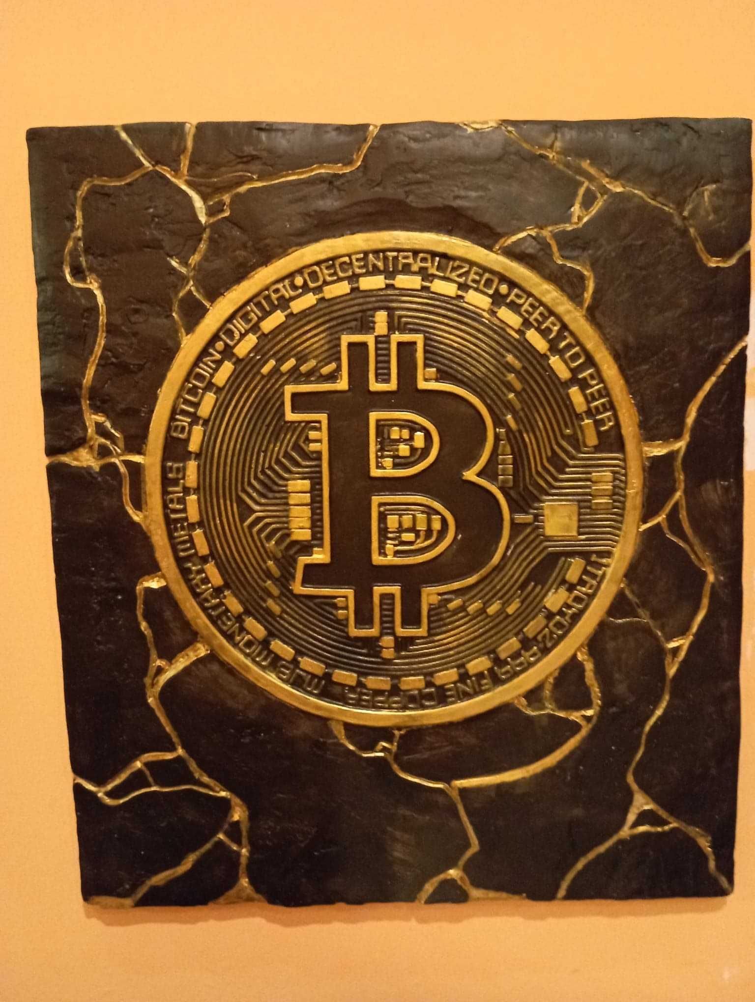 Bitcoin Venetian Art Style