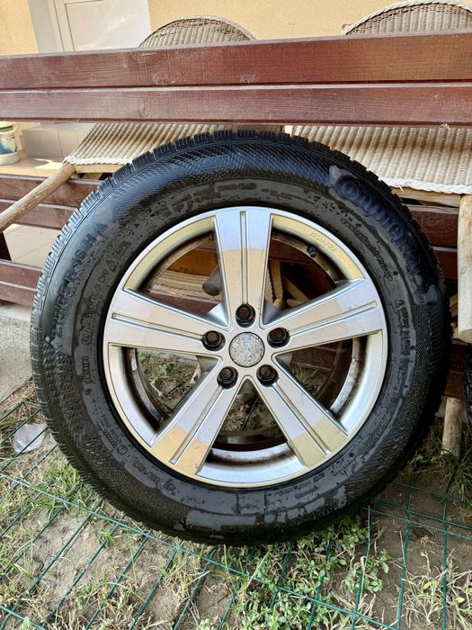 Jante cu cauciucuri iarna Volkswagen Skoda Audi Tiguan ET38 6,5J x16H2