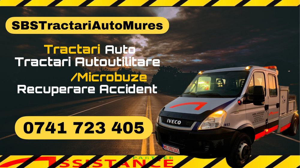 Tractari Auto Platforma Asistenta Rutiera Mures