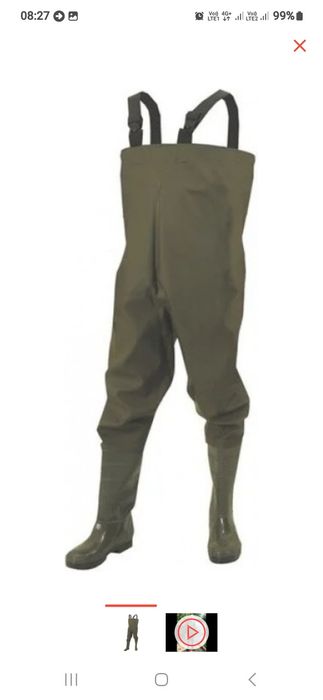 Новые болотные вейдерсы-комбинезон