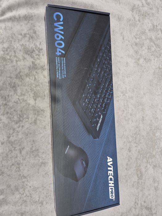 Клавиатура и мышь беспроводные,  Цвет белый