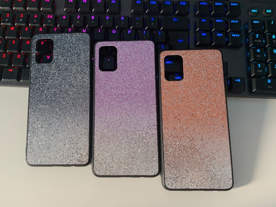Husa cu sclipici in degrade pt. Samsung Galaxy A51 / J6 Plus / J6+