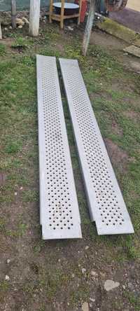 Rampe aluminium 2,5 m lungime.greutate 2000 kg