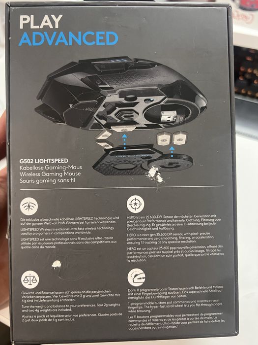 Mouse Logitech G502 Wireless impecabil