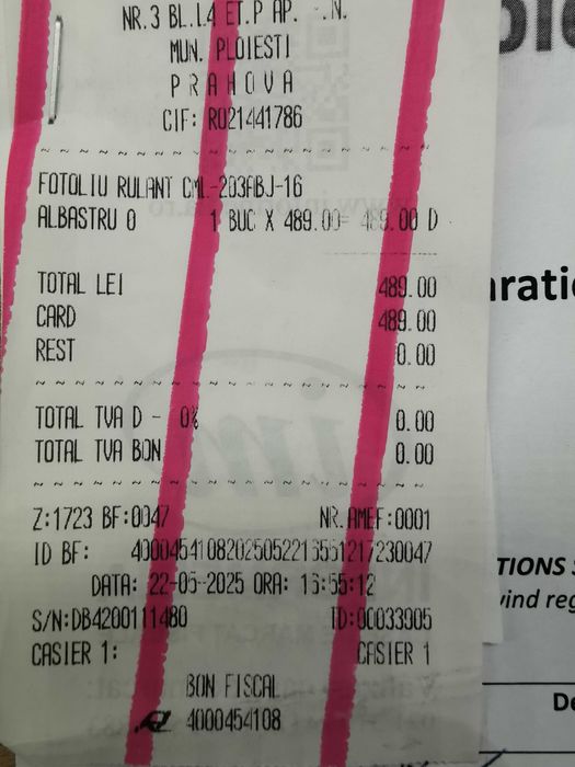 Scaun pentru persoane cu dizabilități