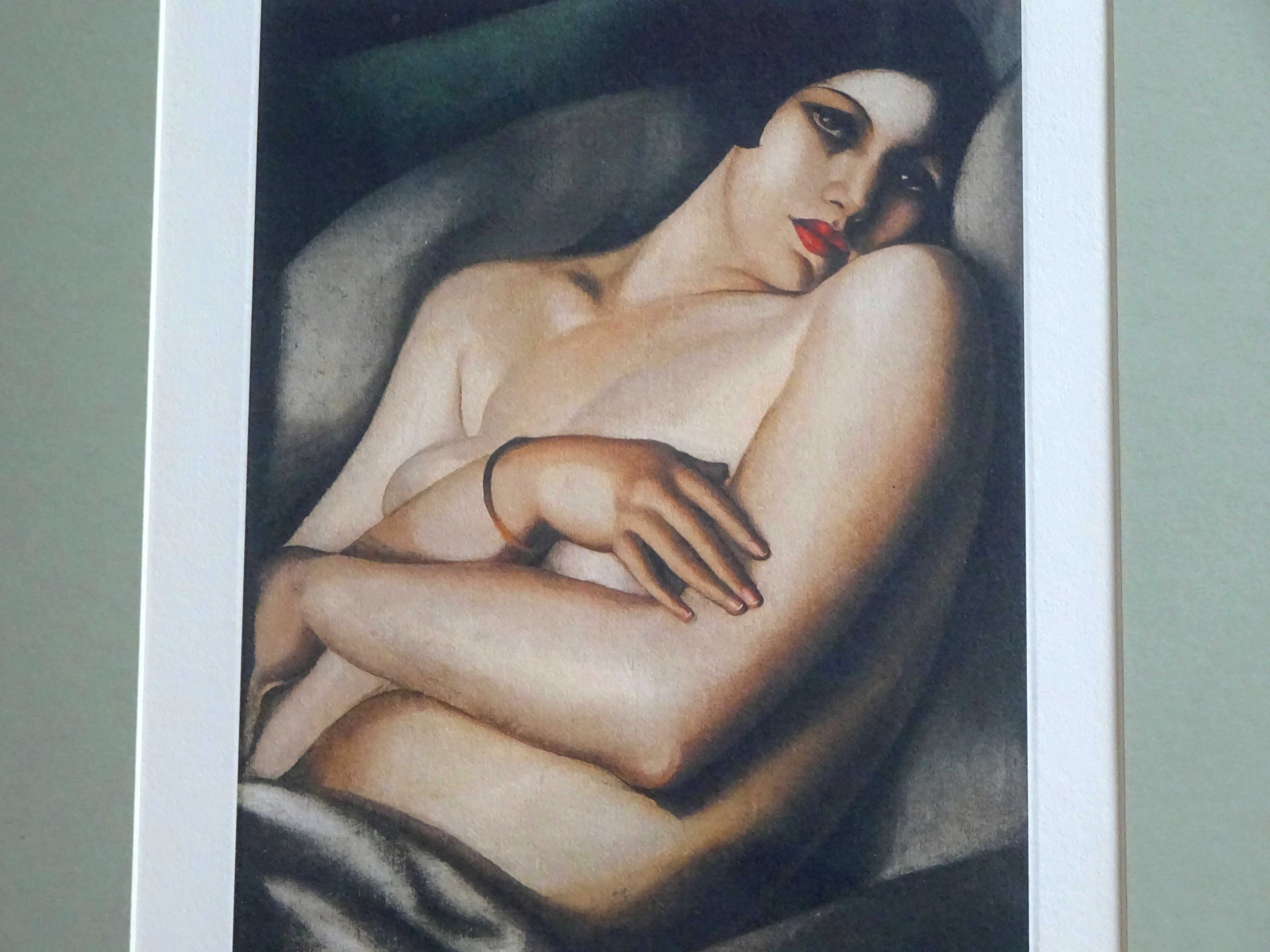 Cromolitografie Art Deco, Tamara de Lempicka ‘The Dream’| Piesa RARA
