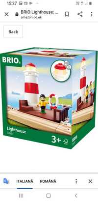 BRIO Far set tren lemn 33597 (compatibil Ikea,Playtive-Lidl)