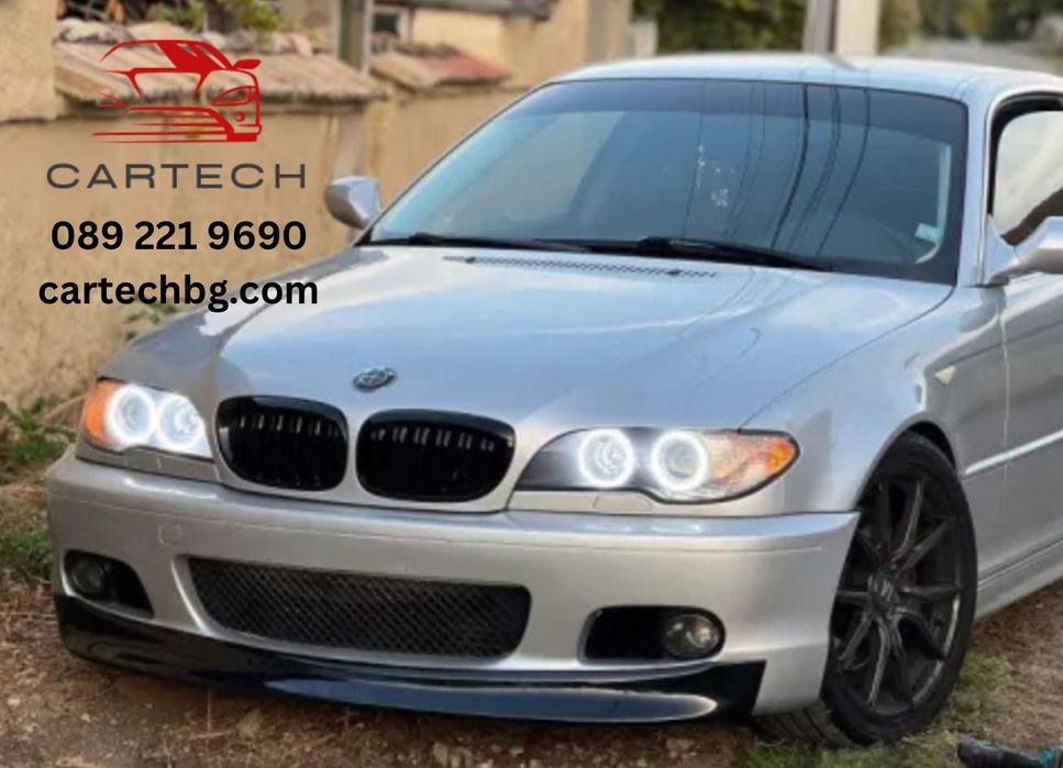 CSL Лип Спойлер за Предна Броня BMW E46 – Черен Гланц - Тунинг