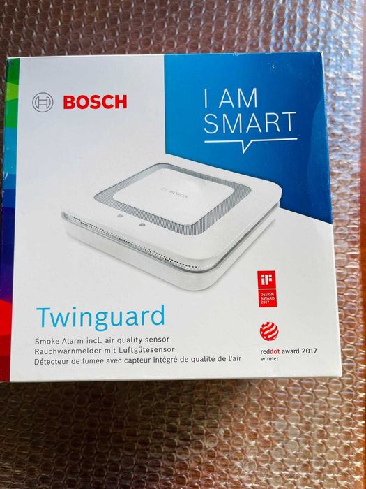 Detector fum Bosch Smart Home Twinguard ,măsurare a calității aerului