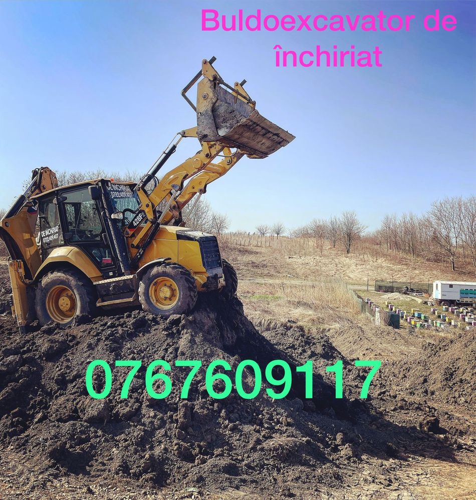 Inchiriez Buldoexcavator Basculante Miniexcavator De inchiriat